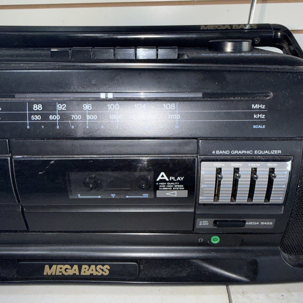 Sony CFS-DW34 Radio-Cassette Recorder Mega Bass‎ CD Line Dubbing EXCELLENT NICE - Picture 4 of 12